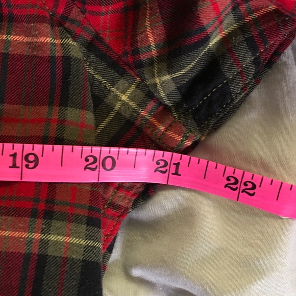 Gap Flannel Cotton Plaid Shirt 16 - Picture 4 of 5